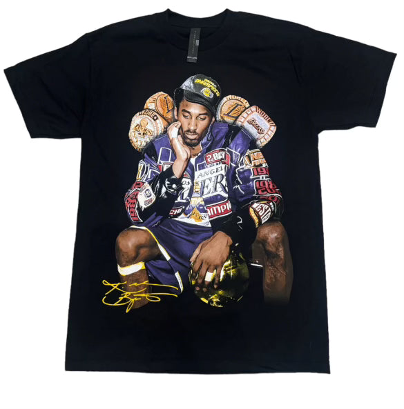 Kobe Bryant 4 Rings Graphic Tee