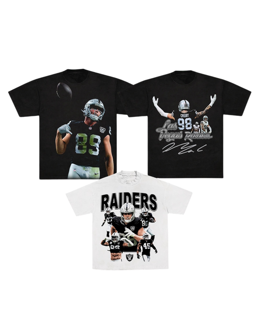 Raiders "Raider Nation" Graphic Tee Pack