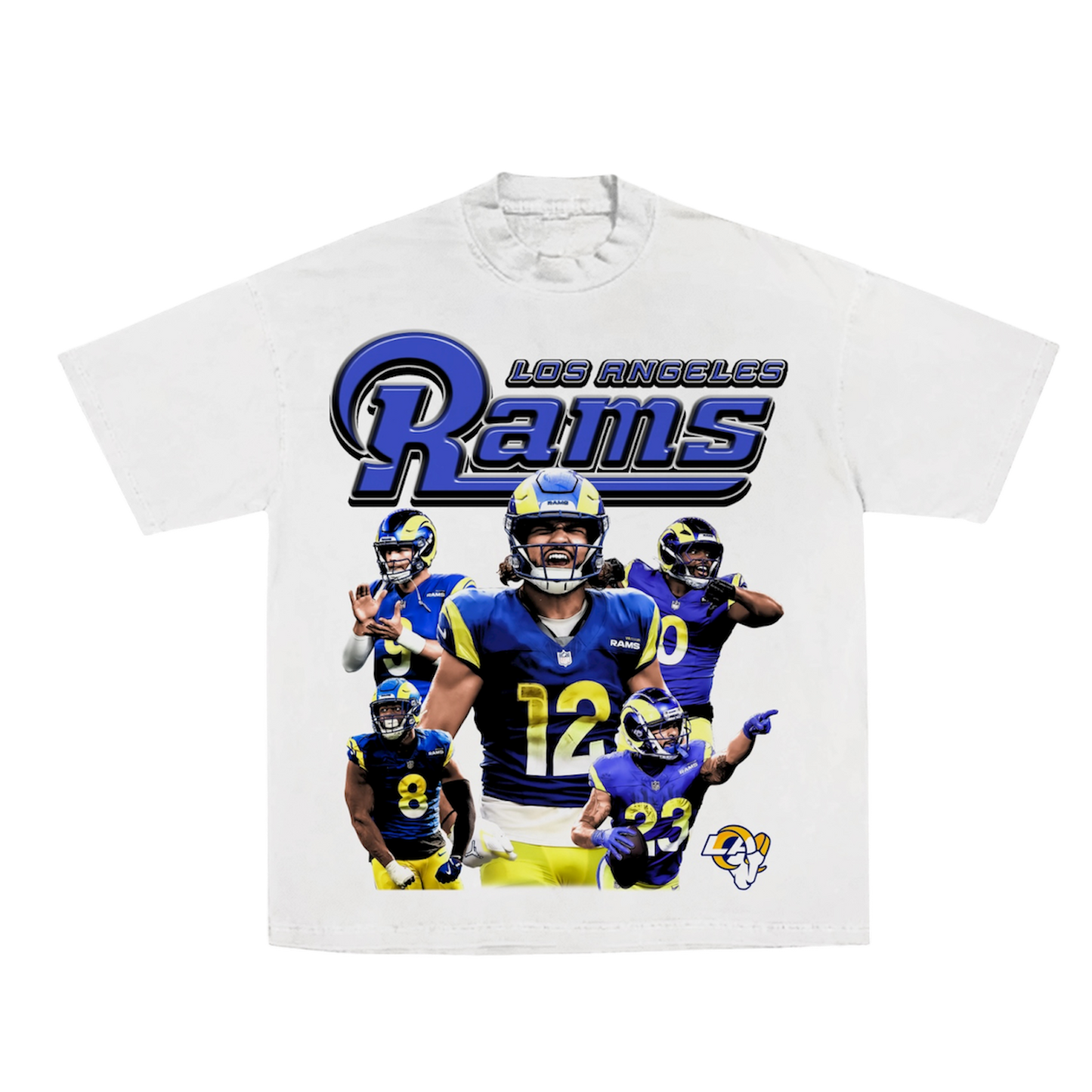 Los Angeles Rams "Game-Day" Graphic Tee White