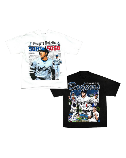 Los Angeles Dodgers "Bleed Blue" Graphic Tee Pack