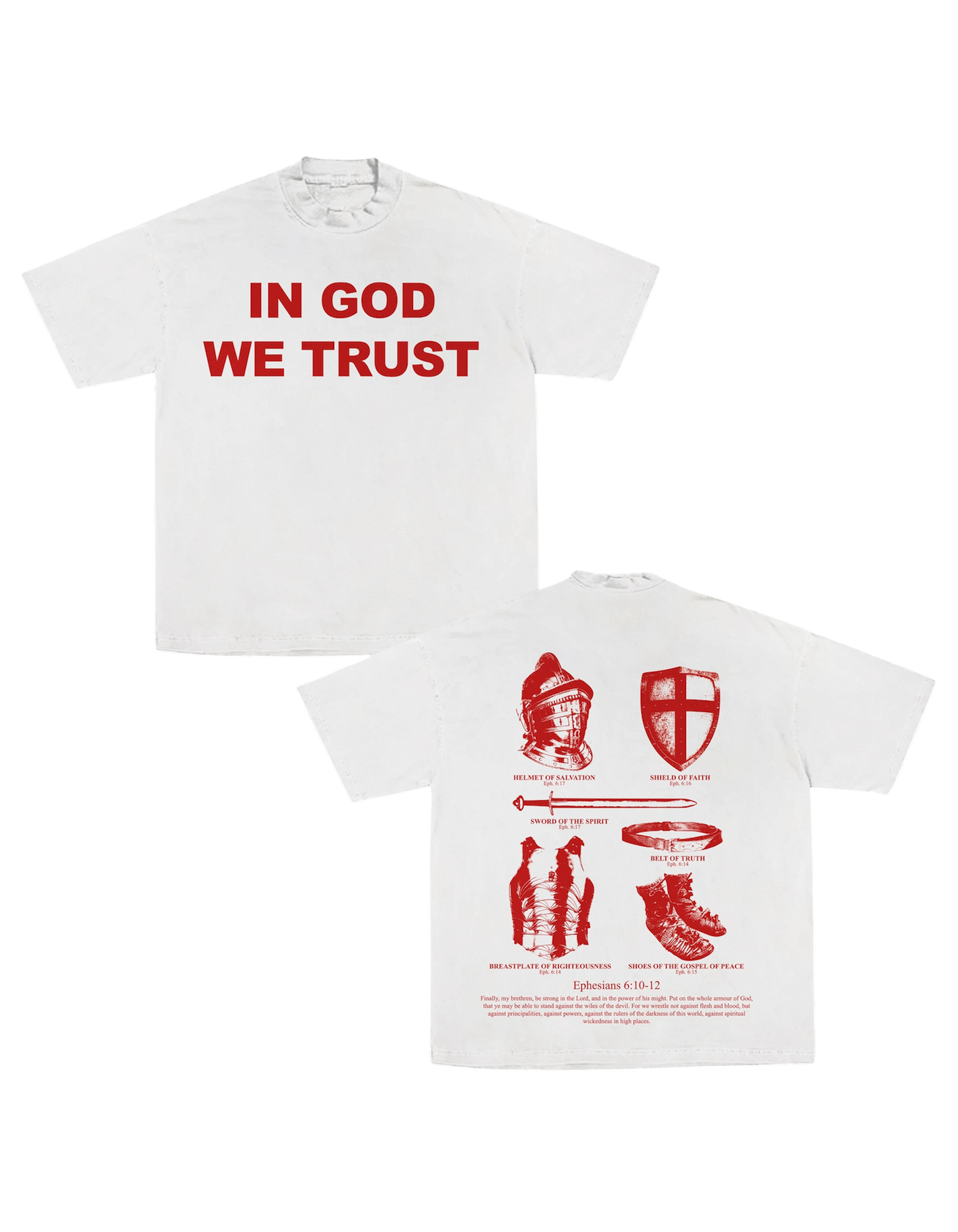 "Armor Up" In God We Trust Tee