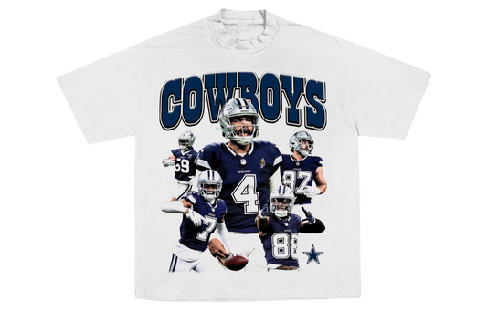 Cowboys "Dem Boys" Game-day Tee White