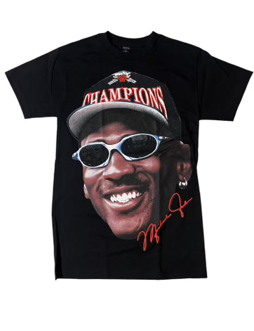 Michael Jordan "Championship Parade" Tee Black