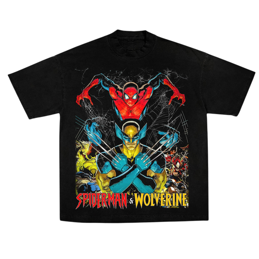Spider-Man X Wolverine Graphic Tee