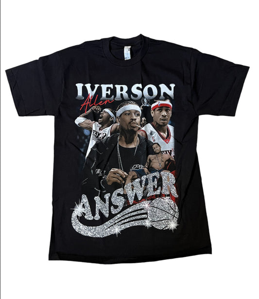 Allen Iverson "The Answer" Graphic Tee