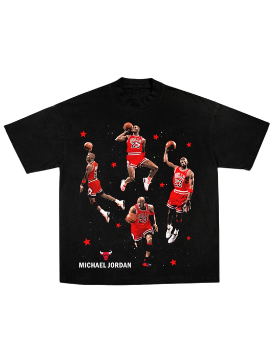 Air Legacy: Michael Jordan Collage Tee Black