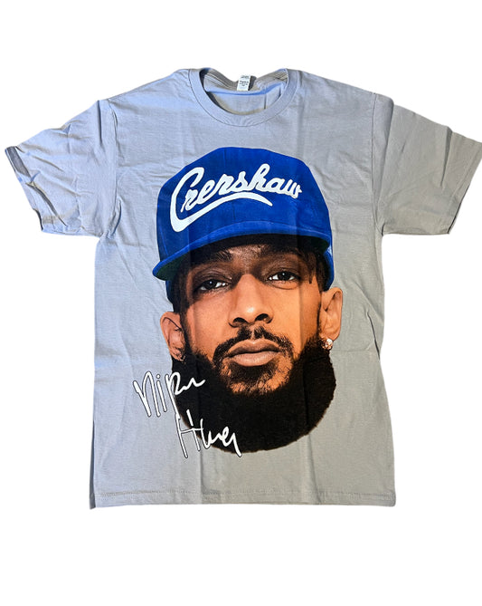 Nipsey Hussle "The Marathon" Cool Grey Graphic Tee